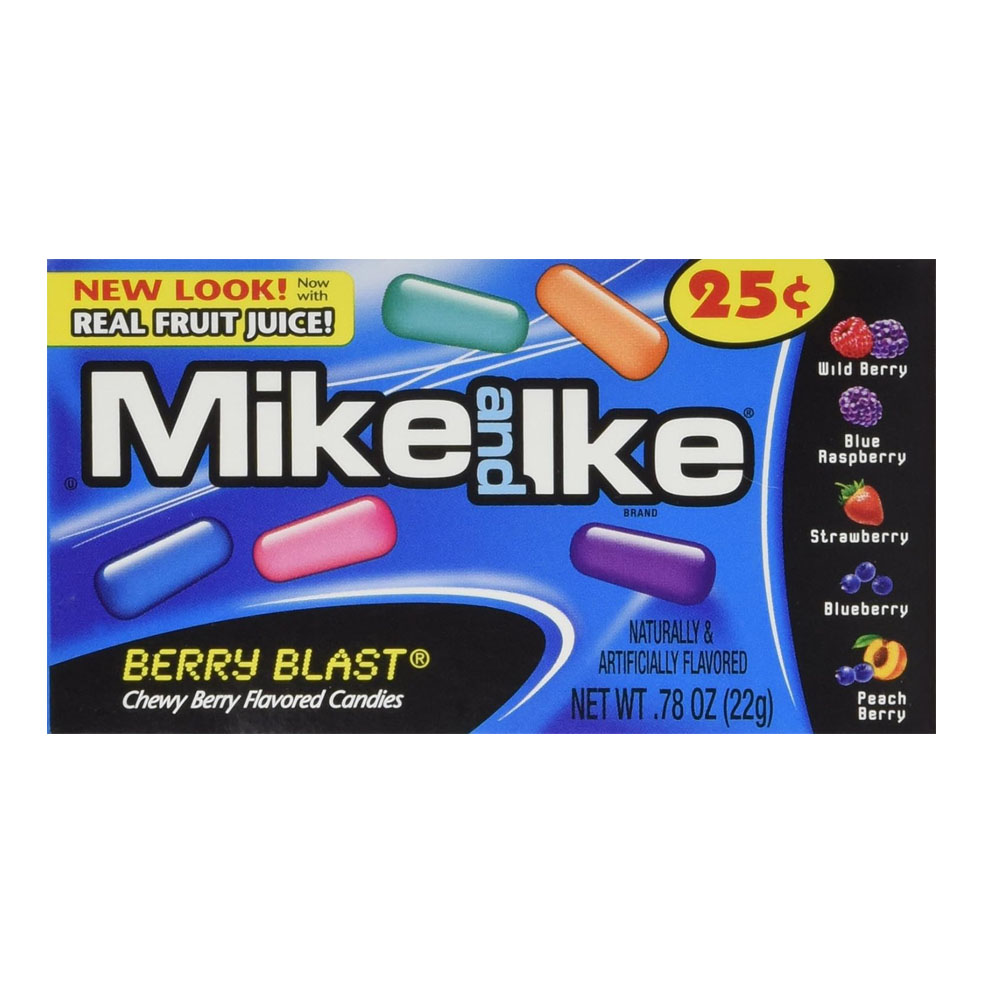 1-21.jpg Mike and Ike Berry Blast (1 Box of 24 - .78oz Individual Packs) - Image 1