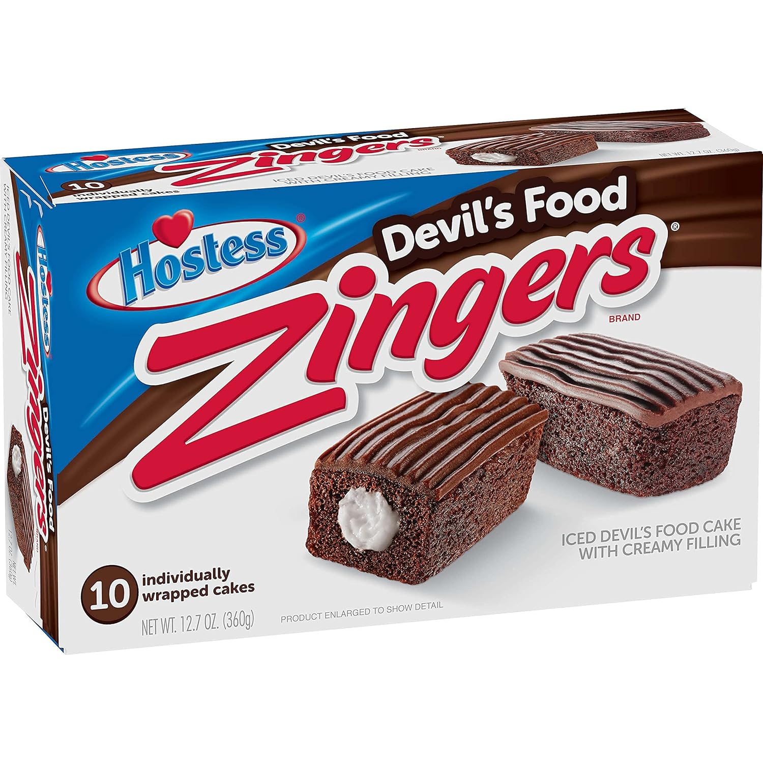 5-21.jpg Hostess Iced Devil's Food Zingers | 12.7 Ounce | 10 Count - Image 1